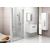 Ravak CSD1-90 white+Transparent veramās dušas durvis