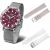 Vostok Europe Undinė CRANBERRY VK68-515A774BRSiWhite