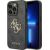 Guess PU Leather 4G Metal Logo Case Защитный Чехол для Apple iPhone 15 Pro Max