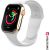 Swissten Silikona Siksniņa priekš Apple Watch 1/2/3/4/5/6/SE / 38 mm / 40 mm / Balta