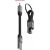 Swissten Magnetic Keychain USB-A - Lightning Vads 9.7cm