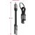 Swissten Magnetic Keychain USB-A - Lightning Vads 9.7cm
