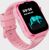 Garett Смарт-часы Kids Hero Pro 4G Face Unlock / GPS / GEO location / WhatsApp / Rotary button / "Kids Size" strap Розовые