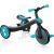 Trīsritenis, ritošā daļa Globber Explorer Trike Teal 630-105 HS-TNK-000013813