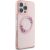 Guess IML Flowers Wreath MagSafe Case Aizsargapvalks Priekš Apple iPhone 16 Pro Max