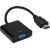 RoGer Адаптер для Преобразования сигнала HDMI на VGA (+Audio) Черный