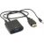 RoGer Адаптер для Преобразования сигнала HDMI на VGA (+Audio) Черный