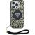 Guess IML Leopard Triangle Logo Strap MagSafe Case Aizsargapvalks priekš Apple iPhone 16 Pro Max