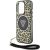 Guess IML Leopard Triangle Logo Strap MagSafe Case Aizsargapvalks priekš Apple iPhone 16 Pro Max