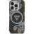 Guess IML Glitter Magnolia and Triangle Logo MagSafe Case Aizsargapvalks priekš Apple iPhone 16 Pro Max