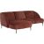 Corner sofa ASHLEY VN bordeaux