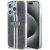 Guess IML 4G Gold Stripe case for iPhone 15 Pro Max - black