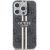 Guess IML 4G Gold Stripe case for iPhone 15 Pro Max - black