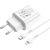 Charger Hoco N22 25W USB-C + USB-C to Lightning cable 1.0m white