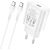 Charger Hoco N22 25W USB-C + USB-C to USB-C cable 1.0m white