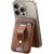 ESR magnetic wallet with stand function (brown)