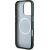 Guess IML 4G Glitter and Triangle Logo MagSafe Aizsargapvalks priekš Apple iPhone 16 Pro
