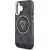 Guess IML 4G Glitter and Triangle Logo MagSafe Aizsargapvalks priekš Apple iPhone 16