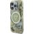 Guess Glitter Flowers Triangle Buttons MagSafe Aizsargapvalks priekš Apple iPhone 16 Pro
