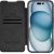 Etui Nillkin Qin Prop Leather iPhone 16 Pro (czarny)
