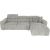 Corner sofa BELISMA RC, grey