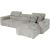 Corner sofa BELISMA RC, grey