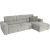 Corner sofa BELISMA RC, grey