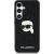 Karl Lagerfeld Leather Monogram Pin Logo Karl  Head Aizsargapvalks Priekš Samsung Galaxy S25