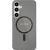 Guess Glitter Circle Classic Logo MagSafe Чехол для Samsung Galaxy S25