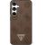 Guess Grained Hot Stamp Peony Pattern Triangle Logo MagSafe Чехол для Samsung Galaxy S25