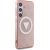 Guess 4G Glitter Triangle Buttons MagSafe Maciņš Samsung Galaxy S25