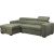 Corner sofa bed ODELIA LC, light green