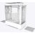 Case NZXT H5 Flow MidiTower Not included ATX MicroATX MiniITX Colour White CC-H52FW-01
