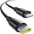 60W Baseus USB-C car charger + Lightning cable (Black)