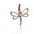 Zelta kulons #1300356(Au-R)_CZ, Sarkanais Zelts 585°, Cirkoni, 0.39 gr.
