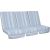 Cushion swings MONTREAL 114x52x9cm, grey-beige stripe, 3pc