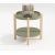 Side table NORAH 40x40xH60cm, green