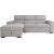 Corner sofa bed ODELIA LC, grey