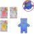 Elastīga figūriņa 14cm Stretchapalz Crystal Gummy Bears Series dažādas CB47716