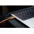 Tether Tools кабель USB-C - USB-C TetherPro Optima 10G Right Angle 3 м, оранжевый