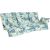 Cushion swings ROMA 108x56x10cm, light floral, 3pc