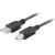 Lanberg CA-USBA-15CU-0010-BK kabel USB 1m 2.0 USB A->USB-B Black