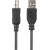 Lanberg CA-USBA-15CU-0010-BK kabel USB 1m 2.0 USB A->USB-B Black
