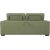 Sofa bed KINGSTON 3-seater, light green