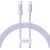 Baseus Gem USB C to USB C fast charging cable 1 m 100 W Purple
