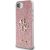 Guess PU Fixed Glitter 4G Metal Logo Case Aizsargapvalks priekš Appe iPhone 16e