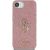 Guess PU Fixed Glitter 4G Metal Logo Case Aizsargapvalks priekš Appe iPhone 16e