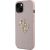 Guess PU Grained 4G Metal Logo Case Aizsargapvalks priekš Apple iPhone 15