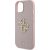 Guess PU Grained 4G Metal Logo Case Aizsargapvalks priekš Apple iPhone 15
