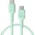 Kabelis Green Cell PowerFlex Fast Charging USB Type-C Male - USB Type-C Male 100W Mint Green 2m